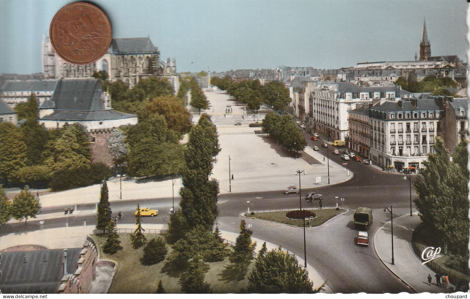 44 - Carte Postale Semi Moderne De NANTES  Rond Point De La Duchesse Anne - Nantes