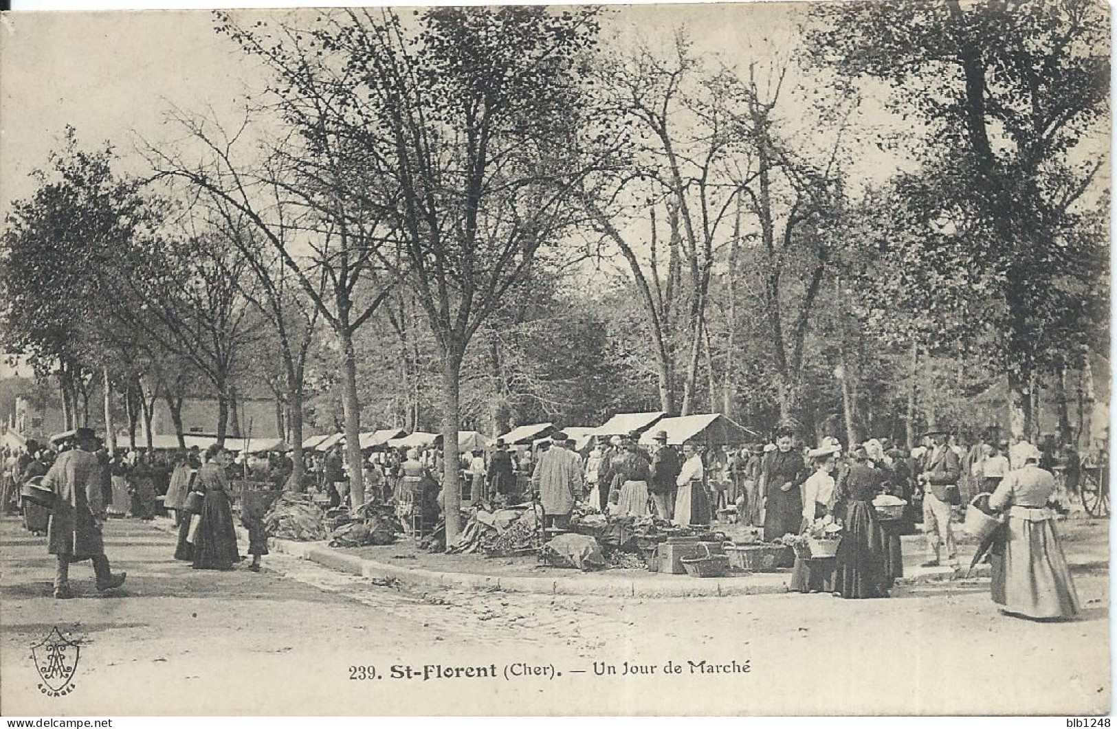 [18] Cher > Saint Florent Sur Cher Un Jour De Marché - Saint-Florent-sur-Cher