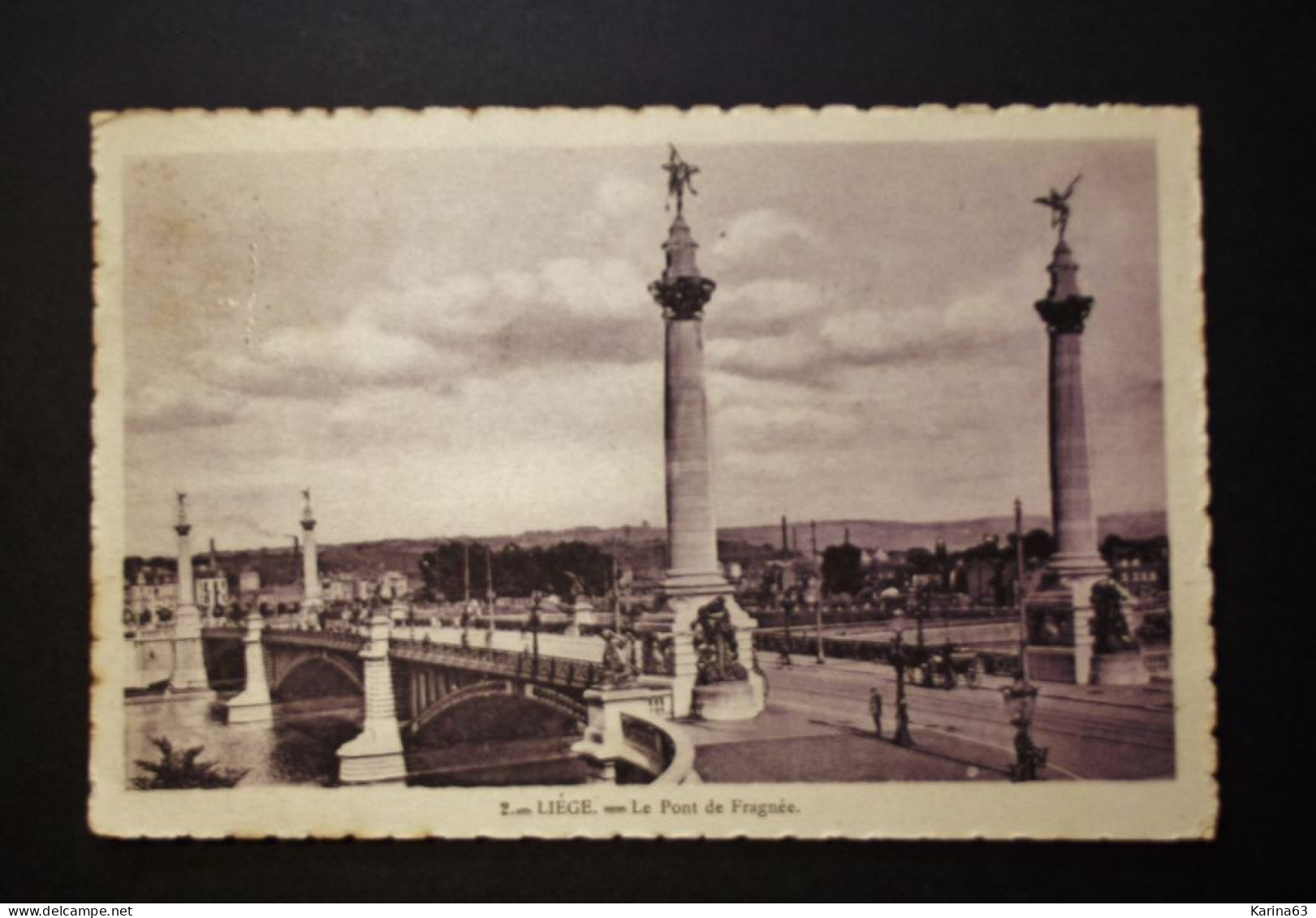 België - Belgique - Liège - Luik - Le Pont De Fragée - Used Card 1931 Vers Paris - Liège