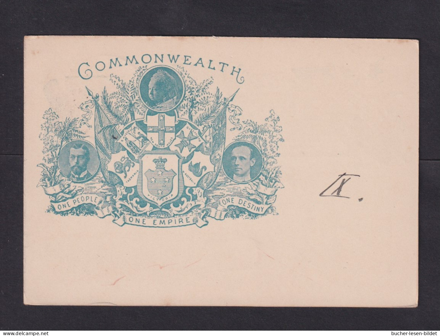 1901 - 1 P. Sonder-Ganzsache (P 23) Gebraucht In Melbourne - Briefe U. Dokumente