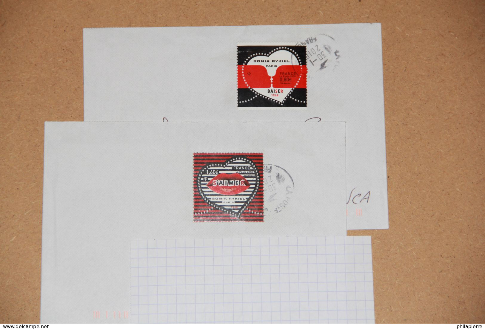 2 Lettres, Coeur Sonia Rykiel, Saint-Valentin, Année 2018 - 1961-....