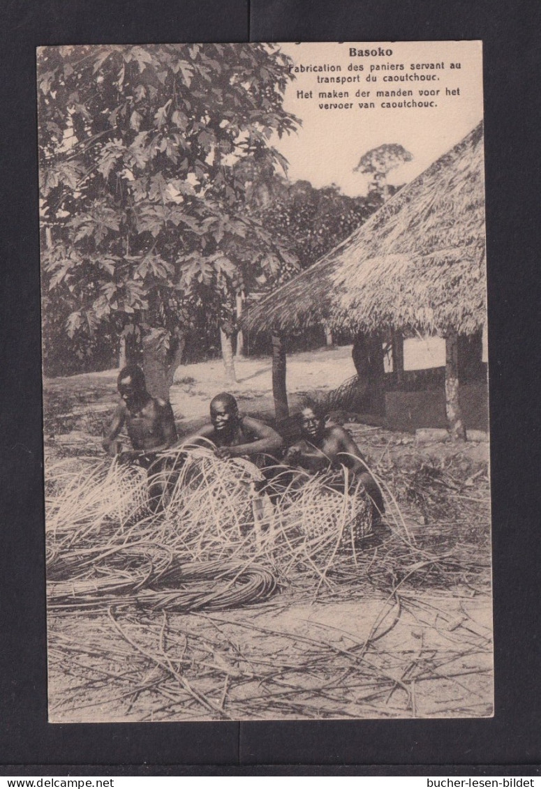 5 C. Bild-Ganzsache "Verarbeiten Von Caoutchouc" - Ungebraucht - Trees