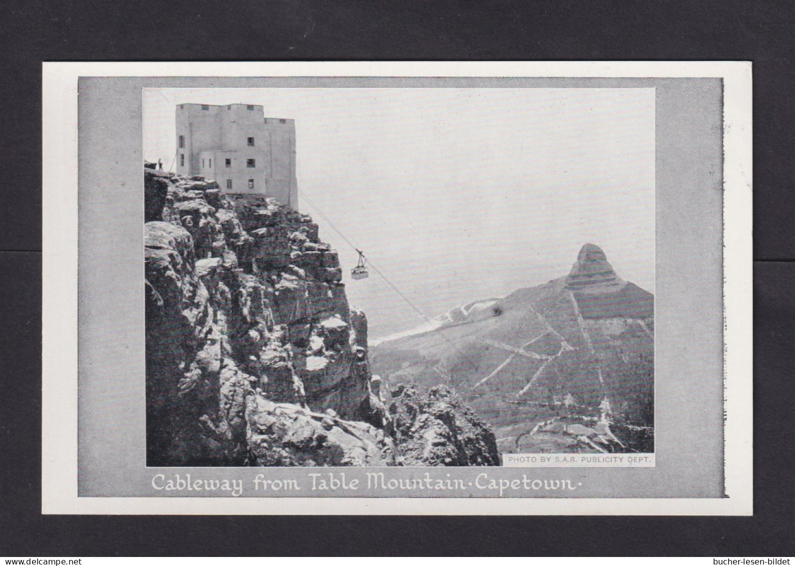 1 P. Bild-Ganzsache "Bergbahn Am Table Mountain" - Ungebraucht - Klimmen