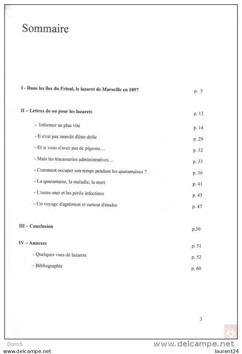 La Vie Quotidienne Dans Les Lazarets - Vivre Ou Mourir- Michèle Chauvet Et Guy Dutau - - Philatélie Et Histoire Postale