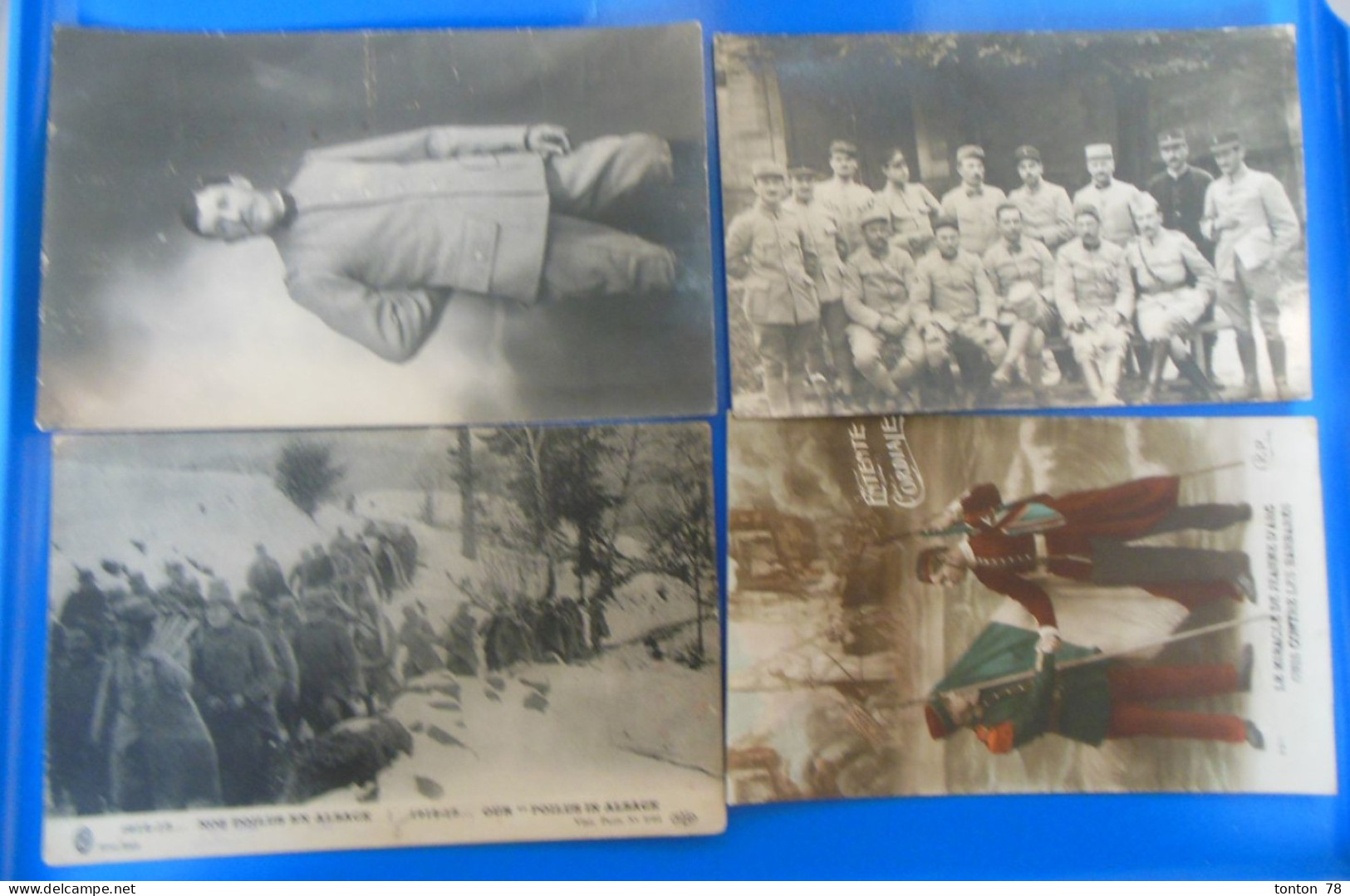 TRES BEAU LOT DE 40 CPA MILITERIA AVEC TRES BELLES ANIMATIONS,  ANIMATIONS DIVERSES, VOIR LES PHOTOS