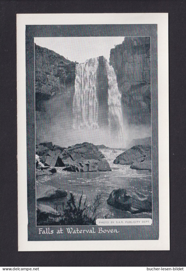 1/2 P. Bild-Ganzsache "Falls At Waterval Boven" - Ungebraucht - Umweltschutz Und Klima