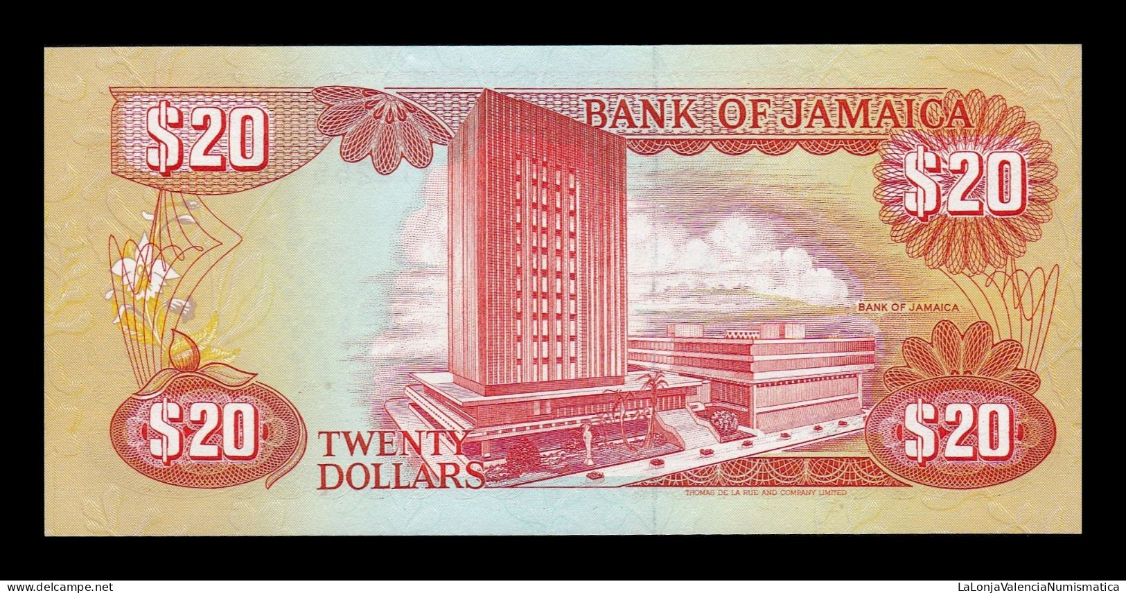 Jamaica 20 Dollars 1995 Pick 72e Sc Unc - Jamaica