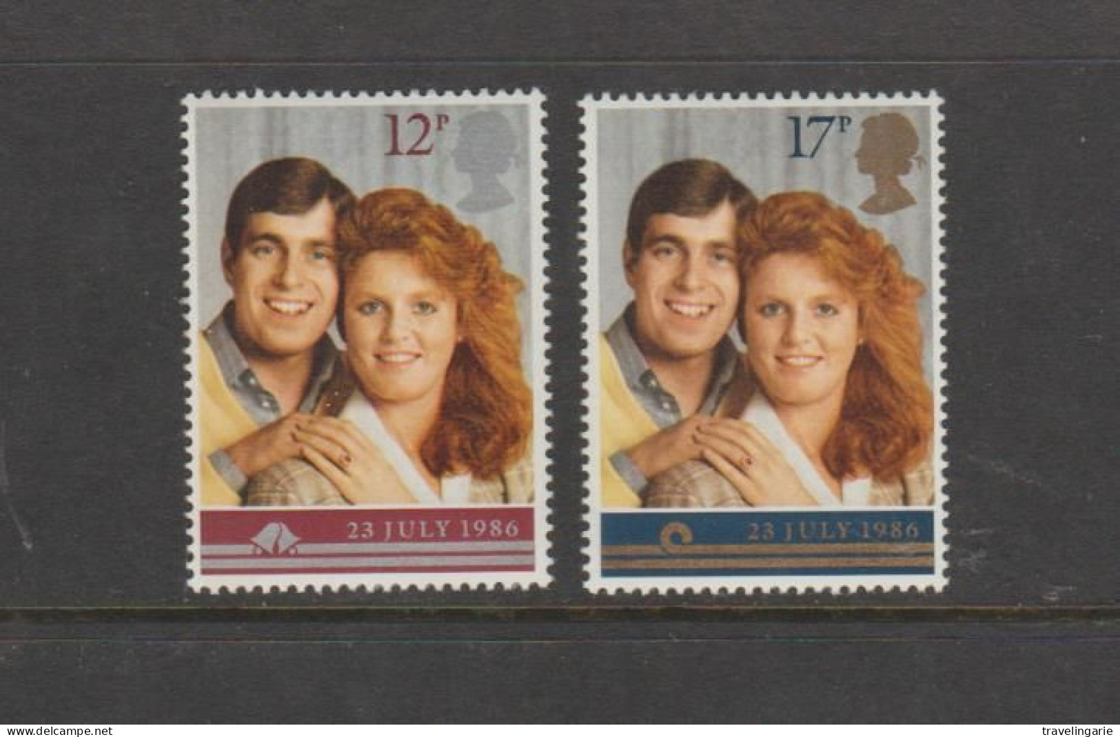 Great Britain 1986 Royal Wedding Prince Andrew And Lady Sarah Fergusson MNH ** - Ongebruikt