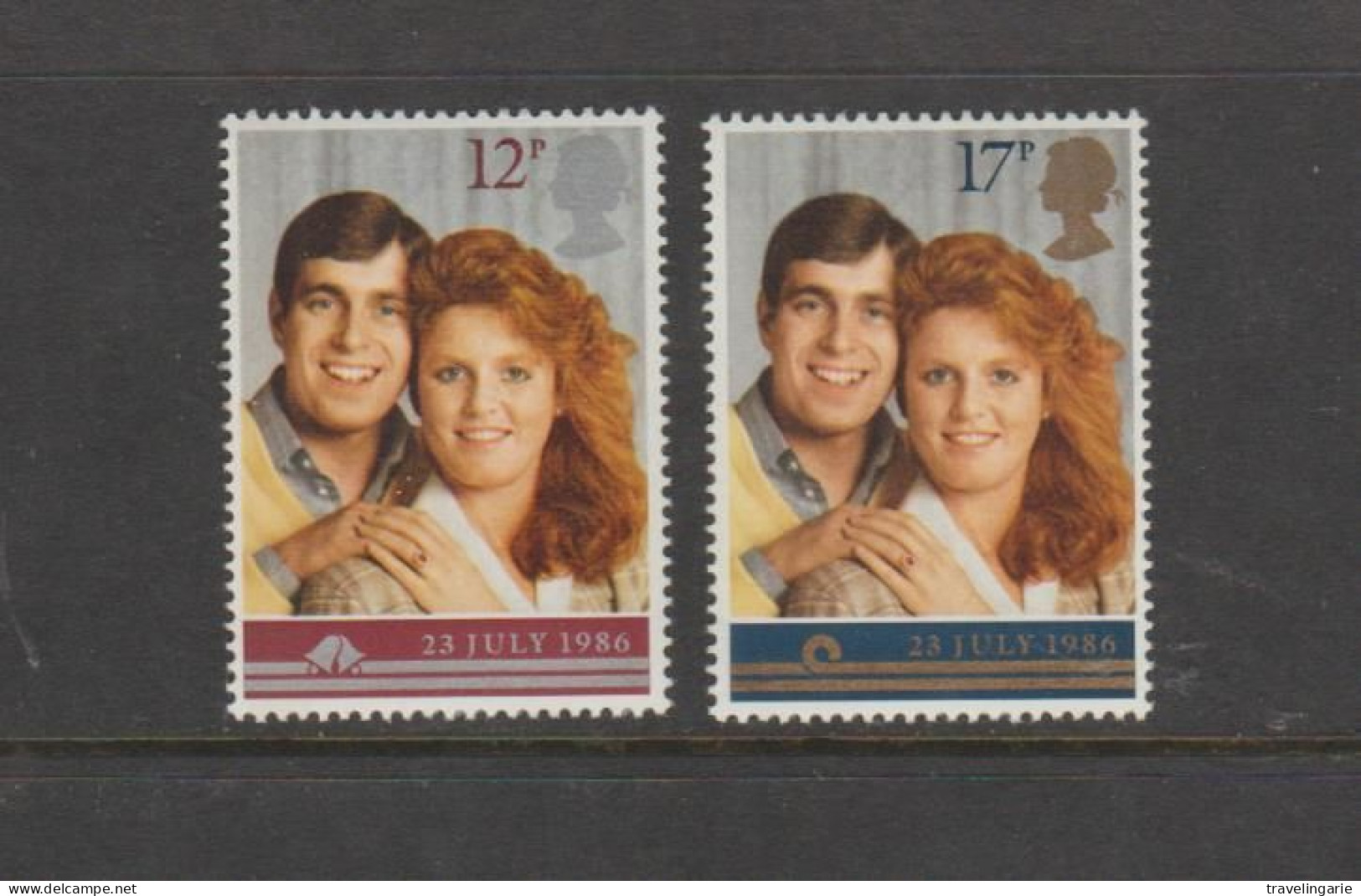 Great Britain 1986 Royal Wedding Prince Andrew And Lady Sarah Fergusson MNH ** - Nuovi
