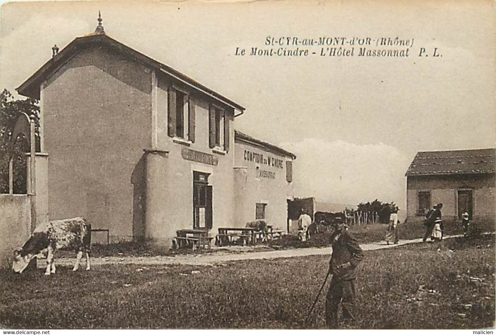 - Dpts Div.-ref-BN178- Rhône - Saint Cyr Au Mont D Or - St Cyr Au Mont D Or - Mont Cindre - Hôtel Massonnat - Hôtels - - Other & Unclassified