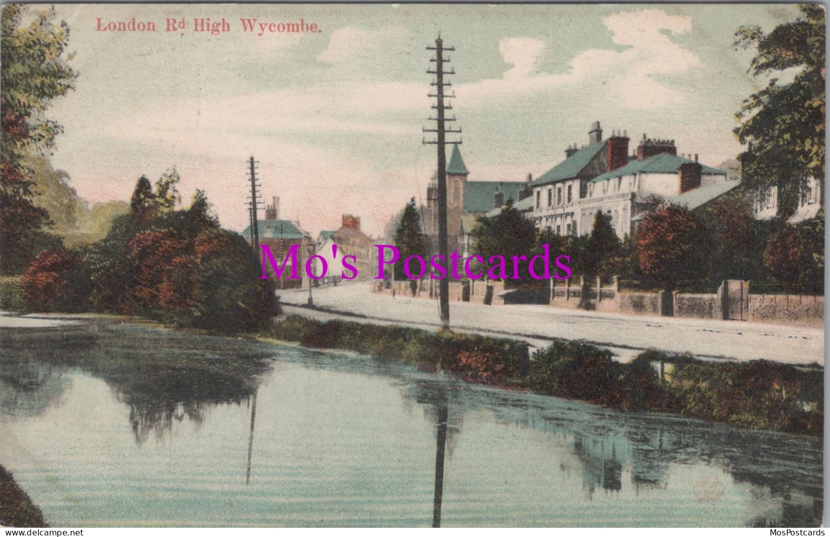 Buckinghamshire Postcard - London Road, High Wycombe  DZ187 - Buckinghamshire