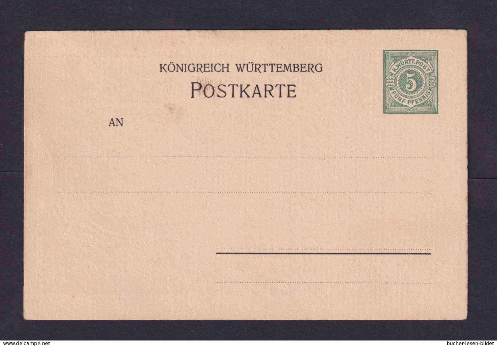 1901 - 5 Pf. Privat-Ganzsache Zum Goldschmiedetag Stuttgart - Ungebraucht - Mineralien