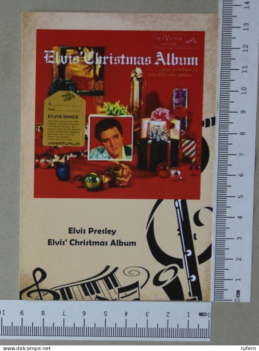 POSTCARD  - ELVIS PRESLEY - LPS COLLECTION - 2 SCANS  - (Nº59004) - Music And Musicians