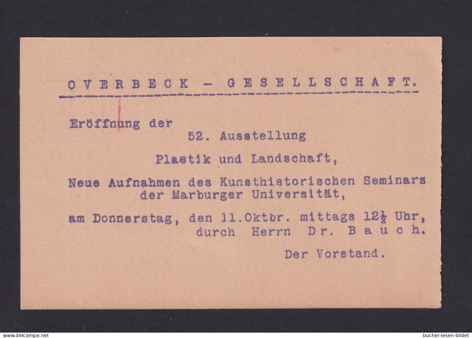 12.10.1923 - Freistempel Lübeck "400ooo" Auf Drucksachenkarte - Storia Postale