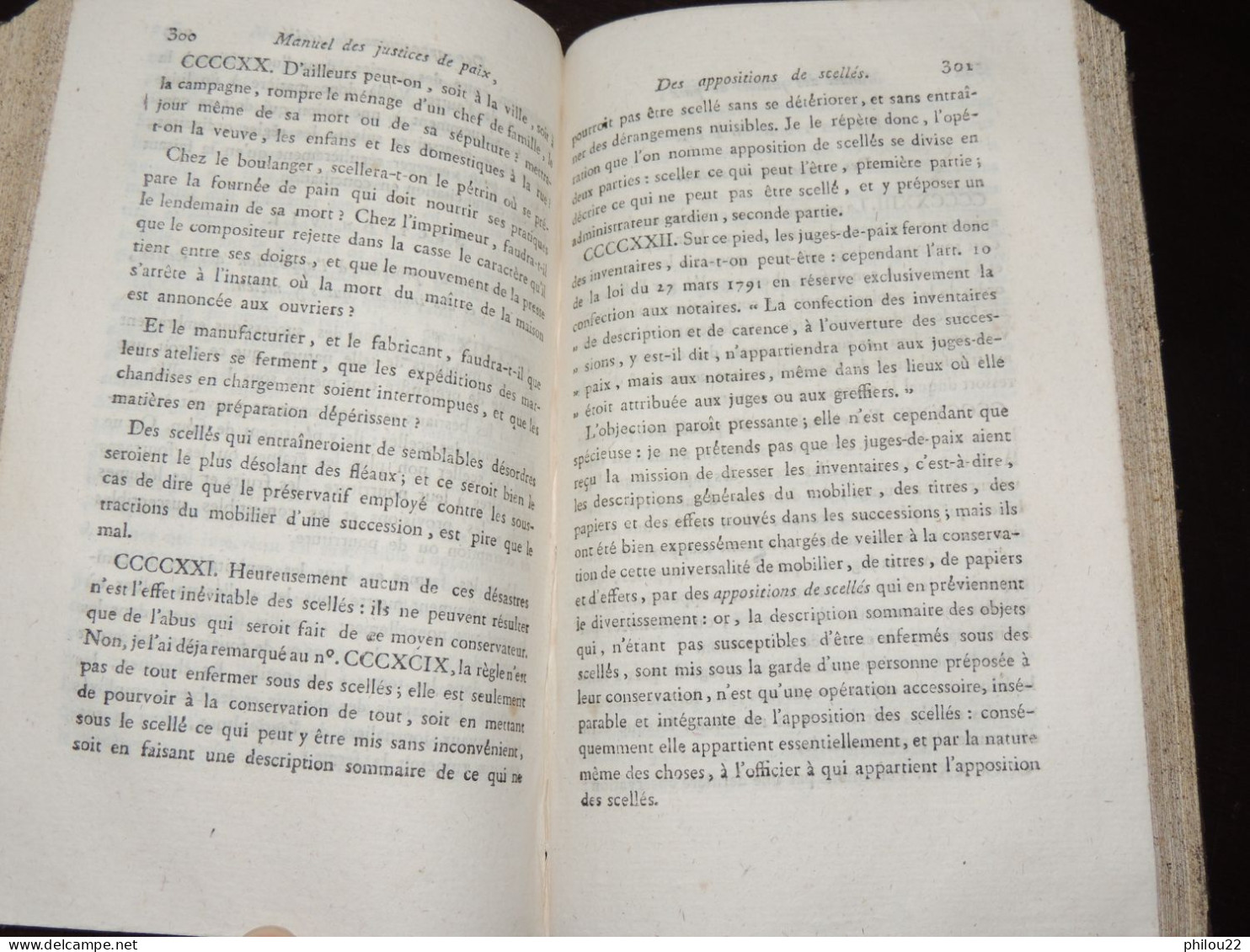 [DROIT] BERGIER - Traité-manuel Du Dernier état Des Justices De Paix (1802) - 1801-1900
