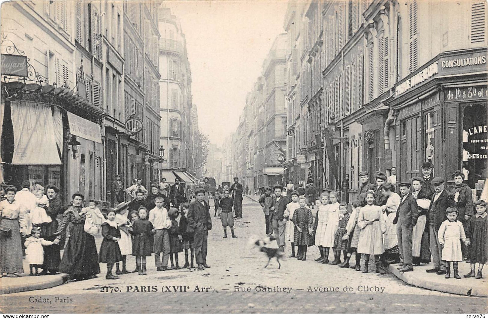 PARIS - 17ème Arrond - Rue Gauthey - Avenue De Clichy - Arrondissement: 17