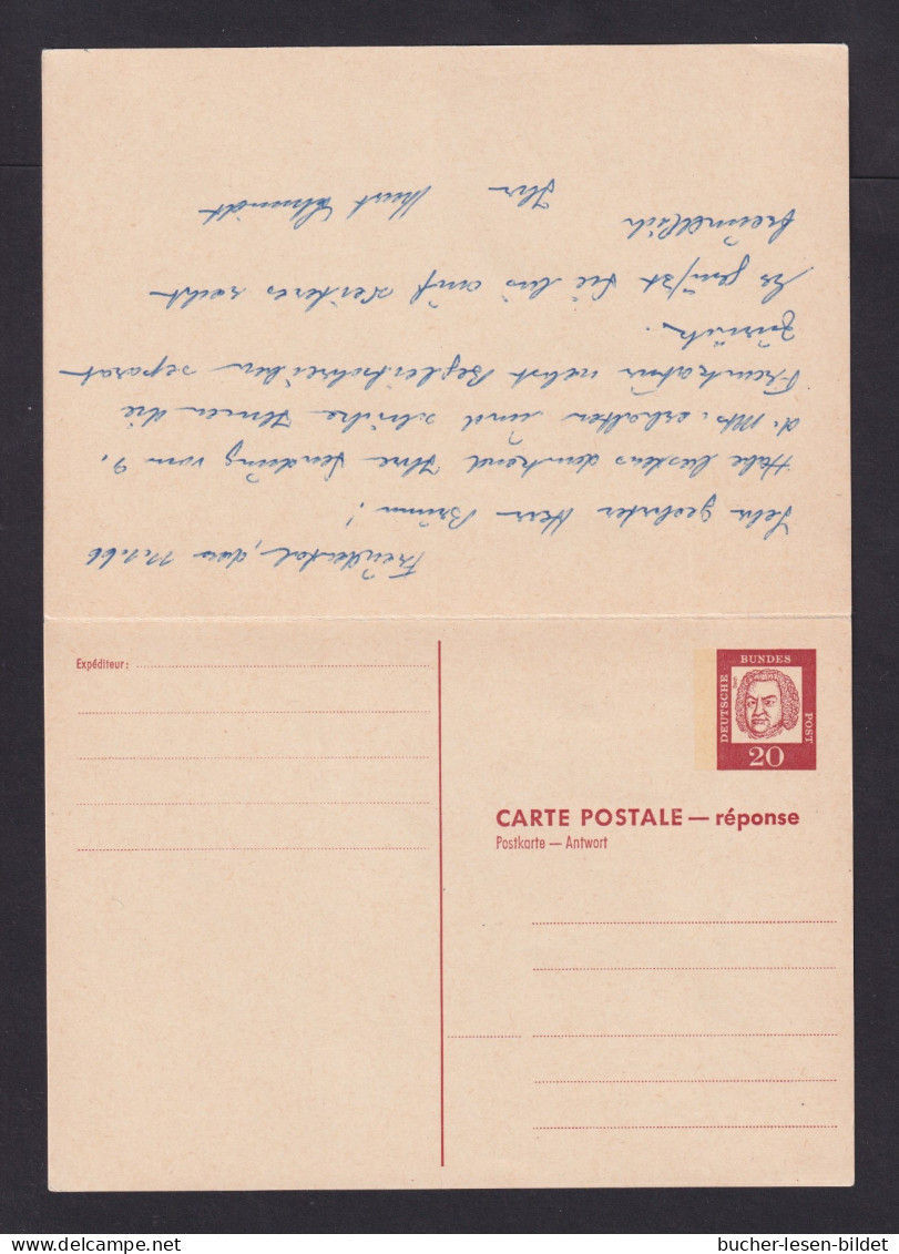 1966 - 20 Pf. Doppel-Ganzsache (P 78) Ab Freudenthal Nach Prag - Postcards - Used