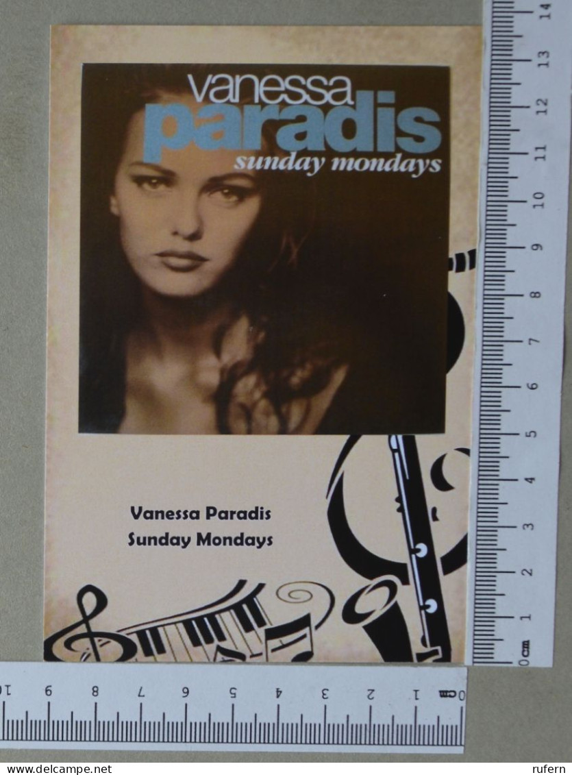 POSTCARD  - VANESSA PARADIS - LPS COLLECTION - 2 SCANS  - (Nº59006) - Music And Musicians