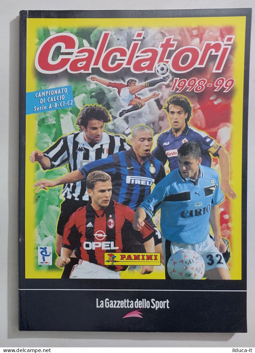 69781 Album Figurine Calciatori Panini - 1998/99 Ristampa Gazzetta - Italian Edition