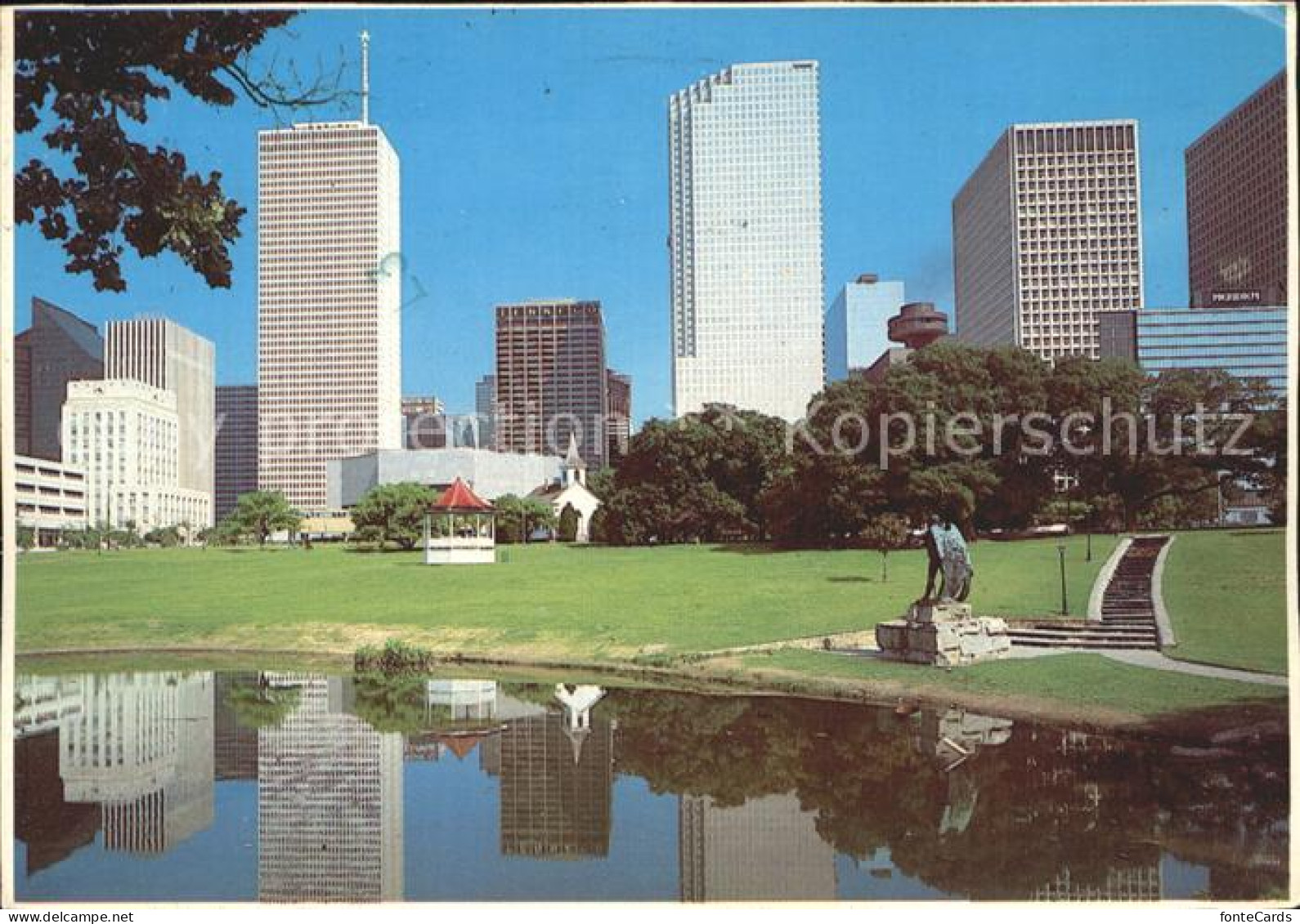 72290889 Houston_Texas Hochhaeuser Vom Park Gesehen - Altri & Non Classificati