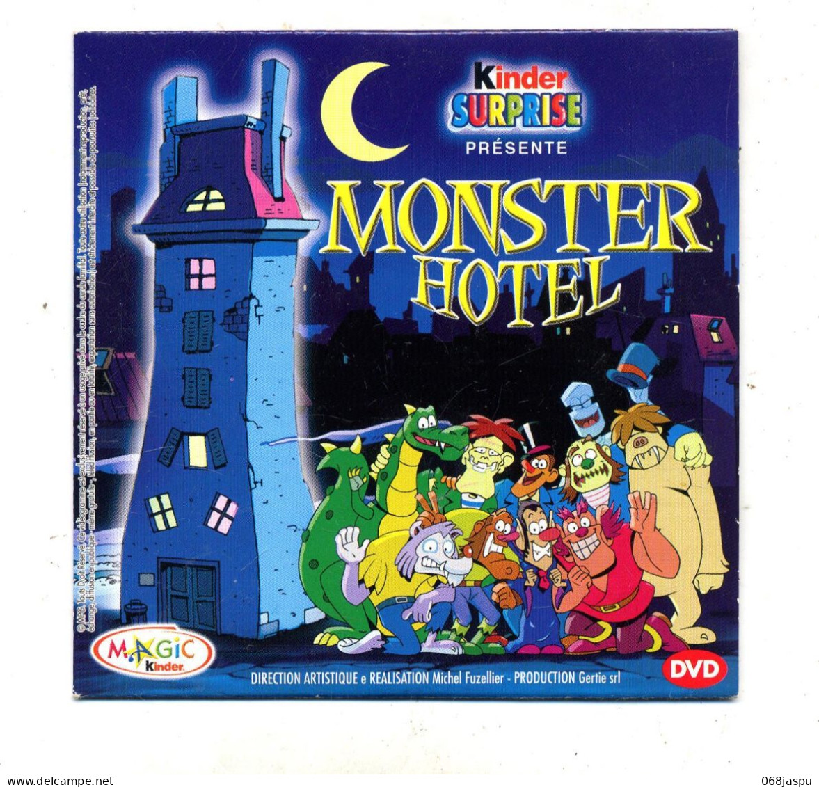 Dvd Publicitaire Kinder Surprise Monster Hotel - Other & Unclassified