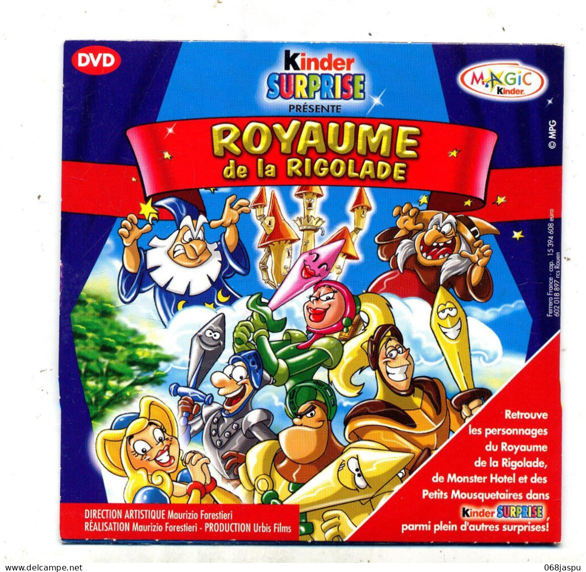 Dvd Publicitaire Kinder Surprise Monster Hotel - Autres & Non Classés