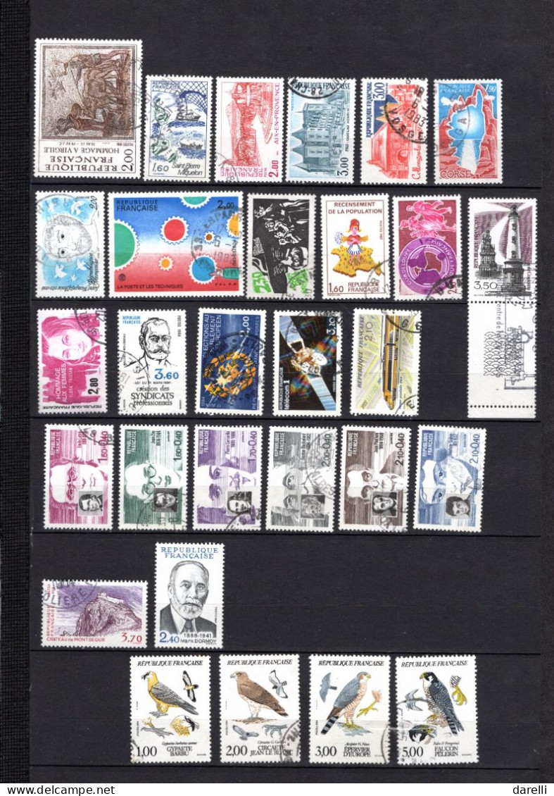 France - Lot De 100 Timbres Oblitérés - Other & Unclassified