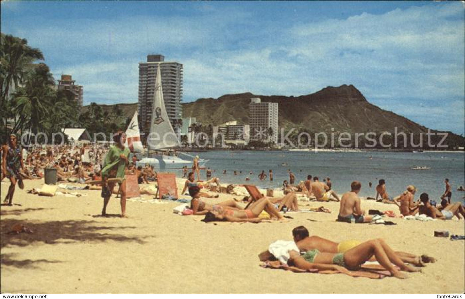 72289714 Waikiki Strand - Sonstige & Ohne Zuordnung