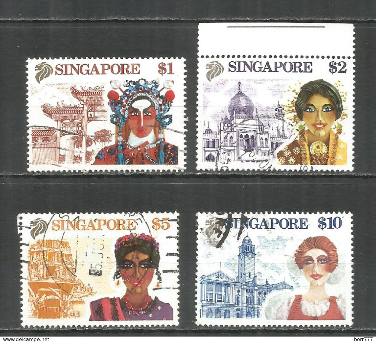 Singapur 1990 Used Stamps 4v - Singapore (1959-...)