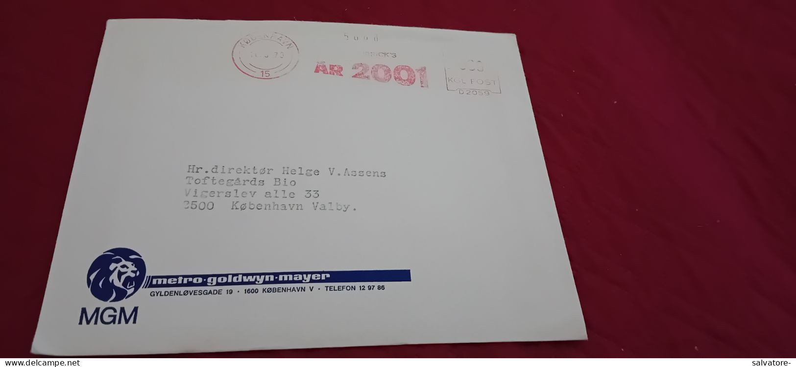 LETTERA VIAGGIATA CON AFFRANCATURA MECCANICA ROSSA  AR 2001 - 1978 - Machines à Affranchir (EMA)