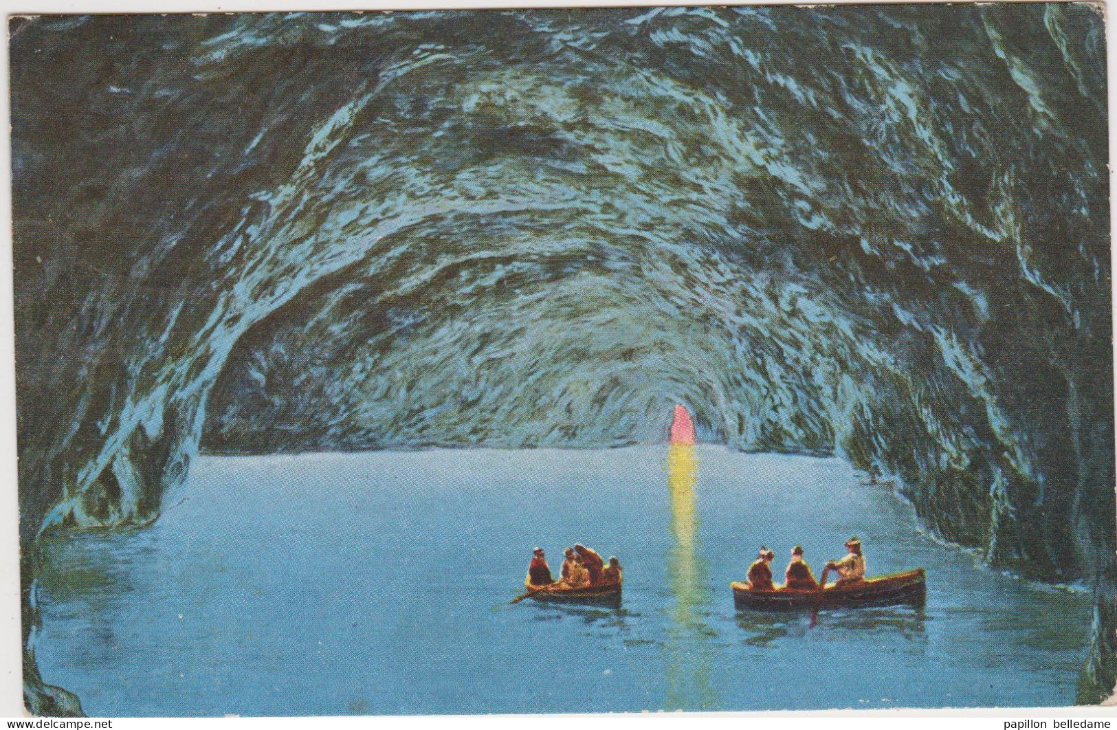 Capri (Napoli) Grotta Azzurra -Timbre Poste Italiane - Napoli (Naples)