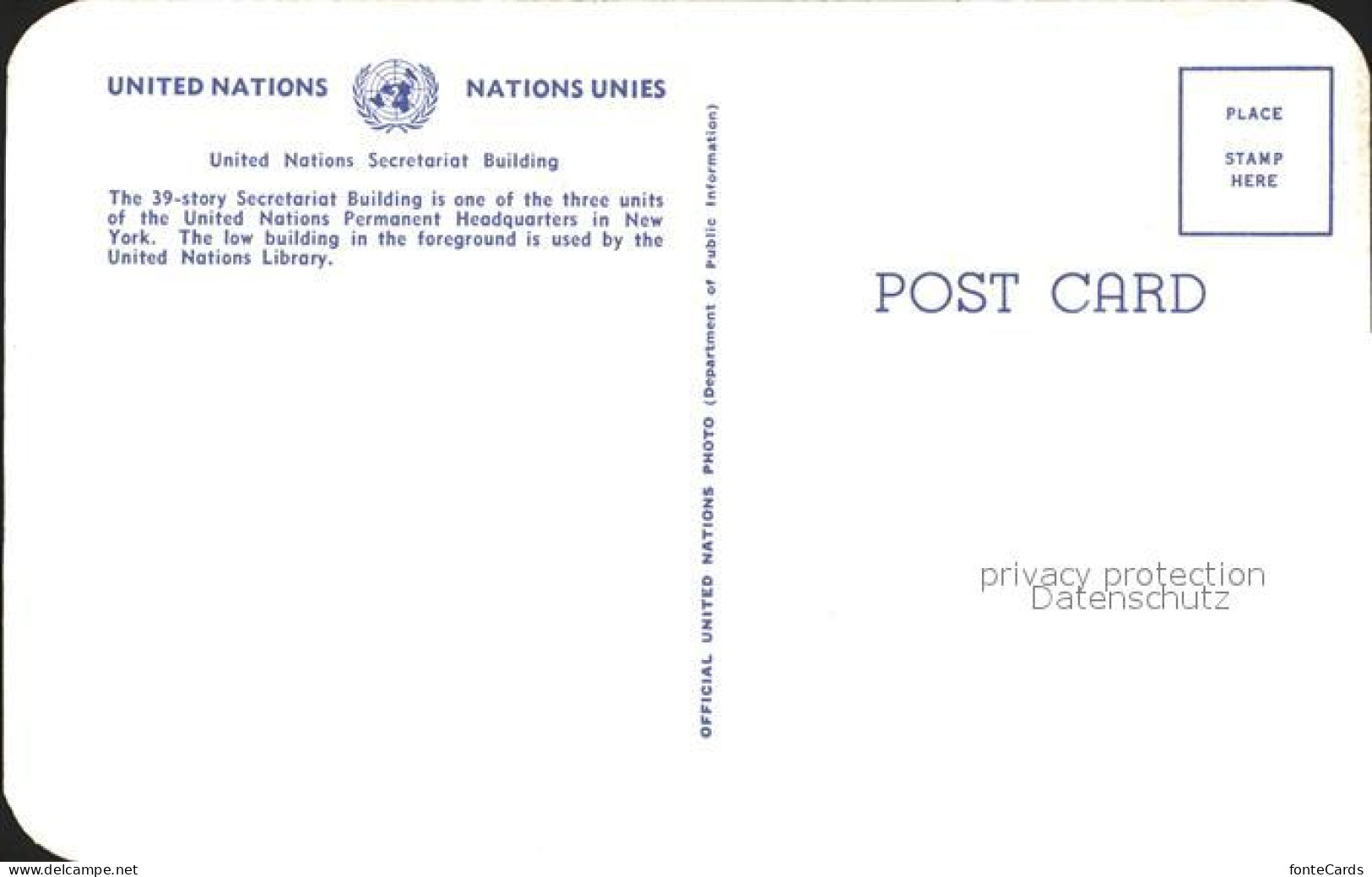 72289651 New_York_City United Nations Secretariat Building - Sonstige & Ohne Zuordnung