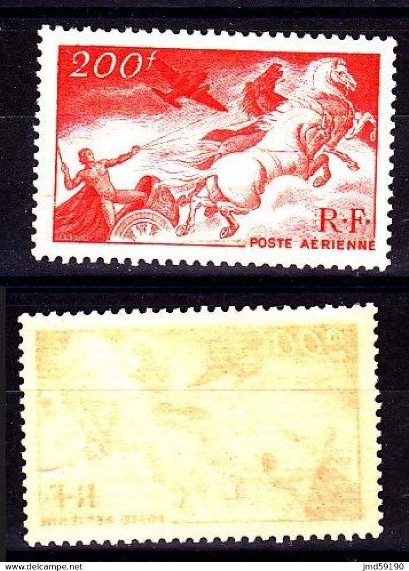 PA 19b Neuf** 200fr - Variété Rouge Foncé - Char Du Soleil - 1927-1959 Ungebraucht