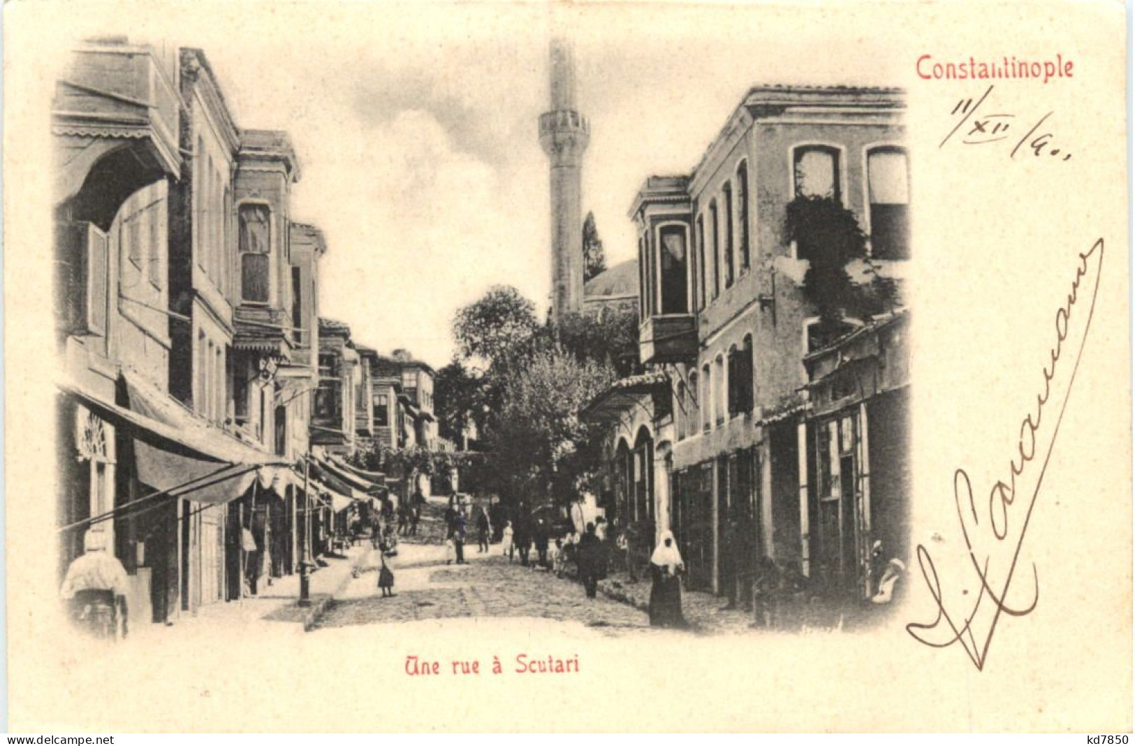 Constantinople - Une Rue A Scutari - Türkei