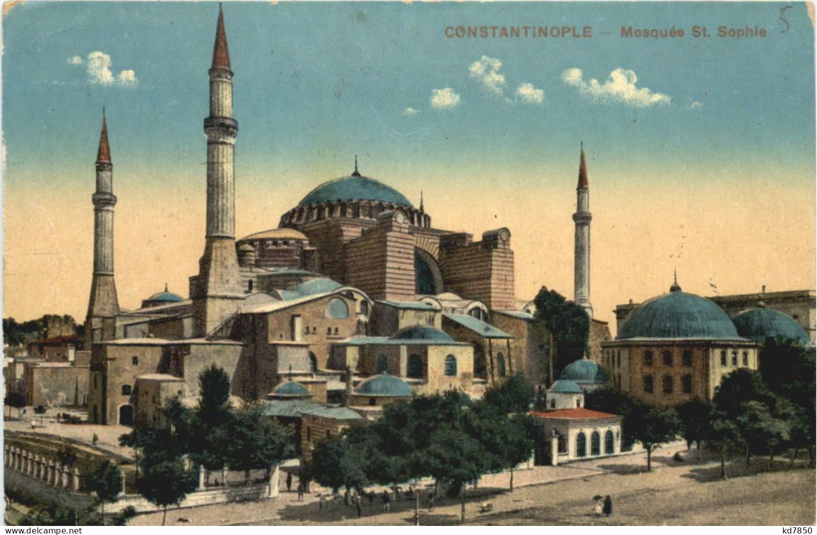 Constantinople - Mosquee St. Sophie - Turquie