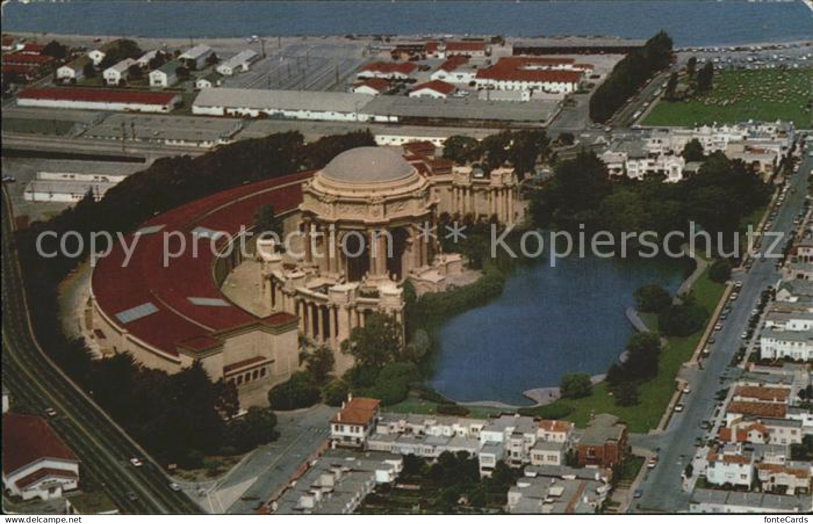 72288045 San_Francisco_California Fliegeraufnahme Palace Of Fine Arts - Autres & Non Classés