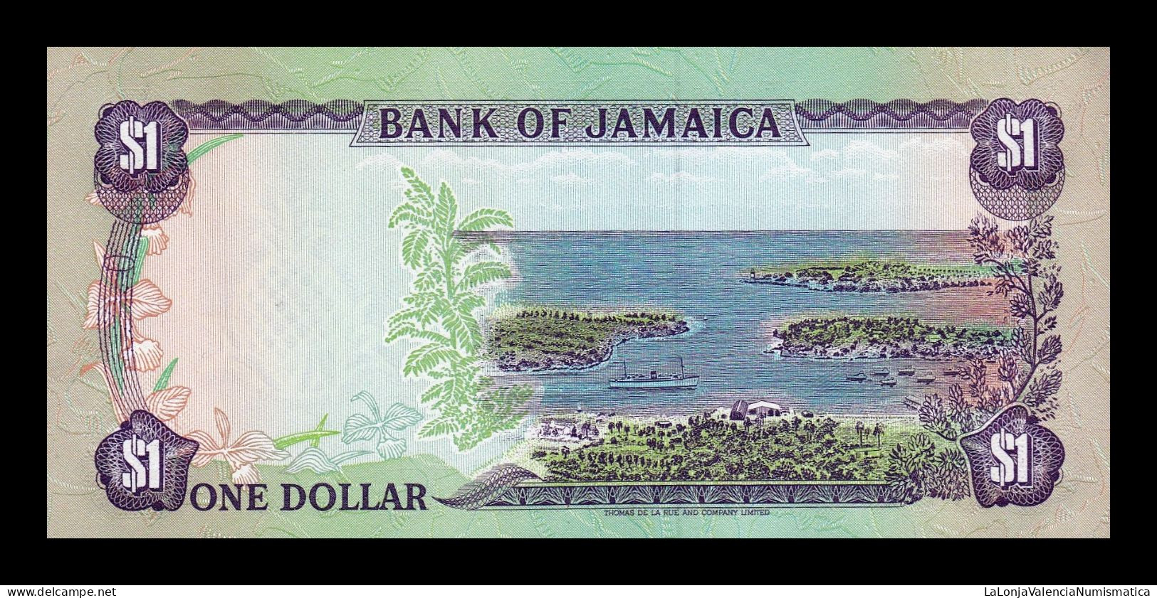 Jamaica 1 Dollar Alexander Bustamante 1990 Pick 68Ad Sc Unc - Jamaique