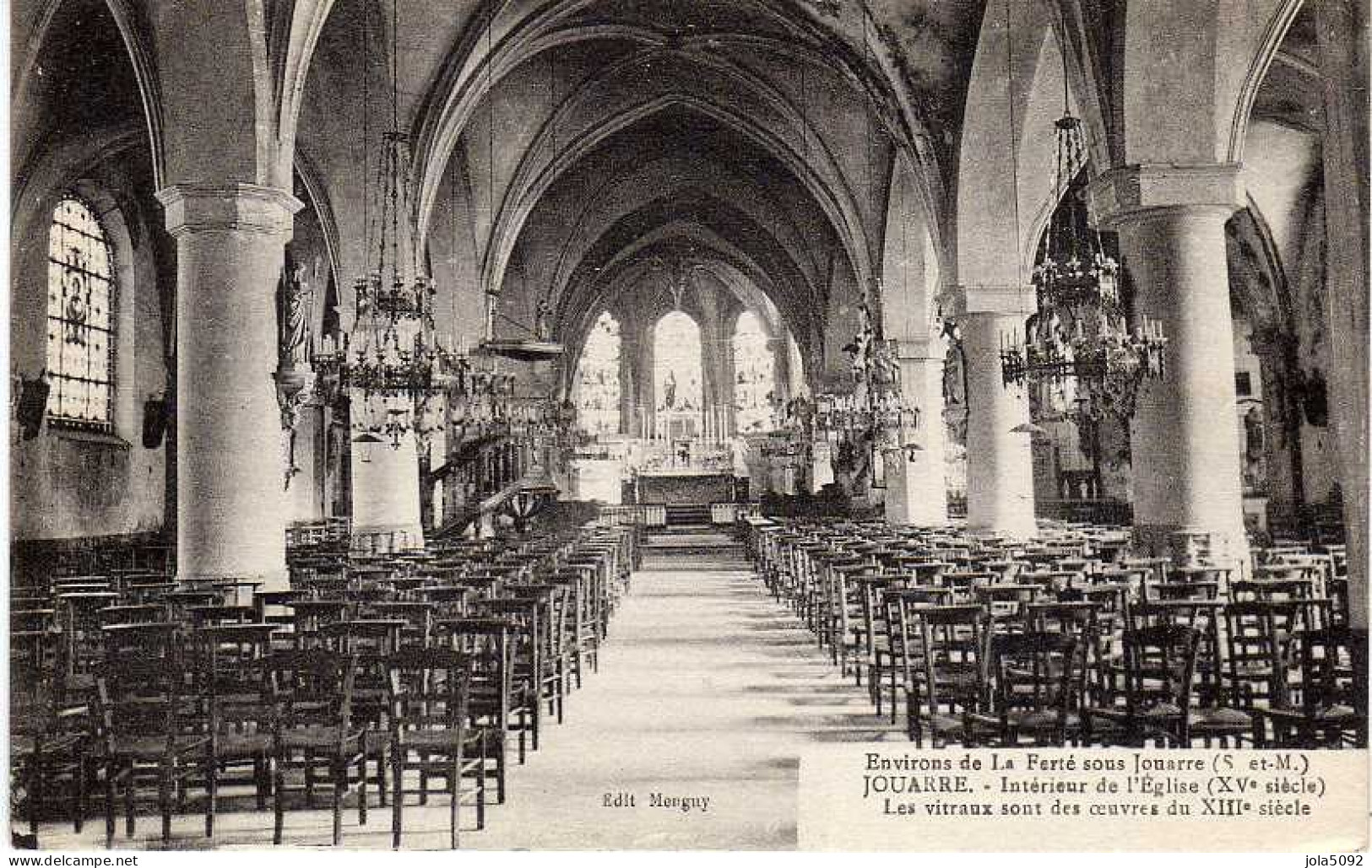 77 - Environs De LA FERTE SOUS JOUARRE - JOUARRE - Intérieur De L'Eglise - La Ferte Sous Jouarre