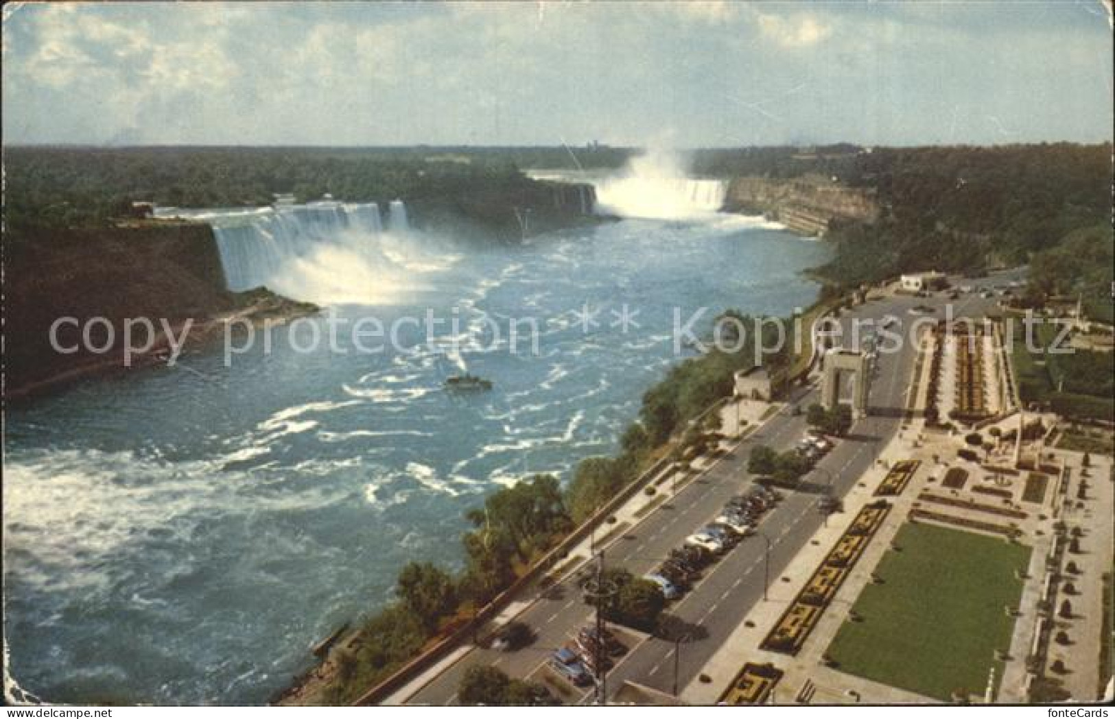 72285214 Niagara_Falls_New_York Fliegeraufnahme With Oak Gardens - Andere & Zonder Classificatie