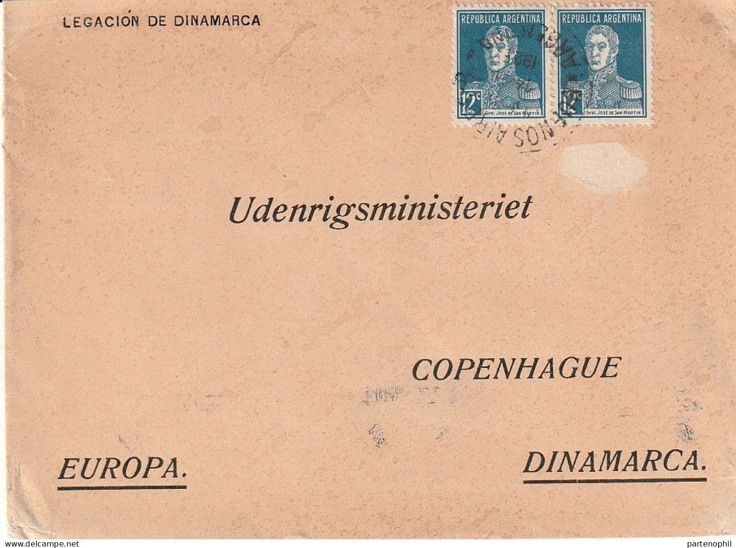 Argentinia Argentinien 1925  -  Postgeschichte - Storia Postale - Histoire Postale - Lettres & Documents