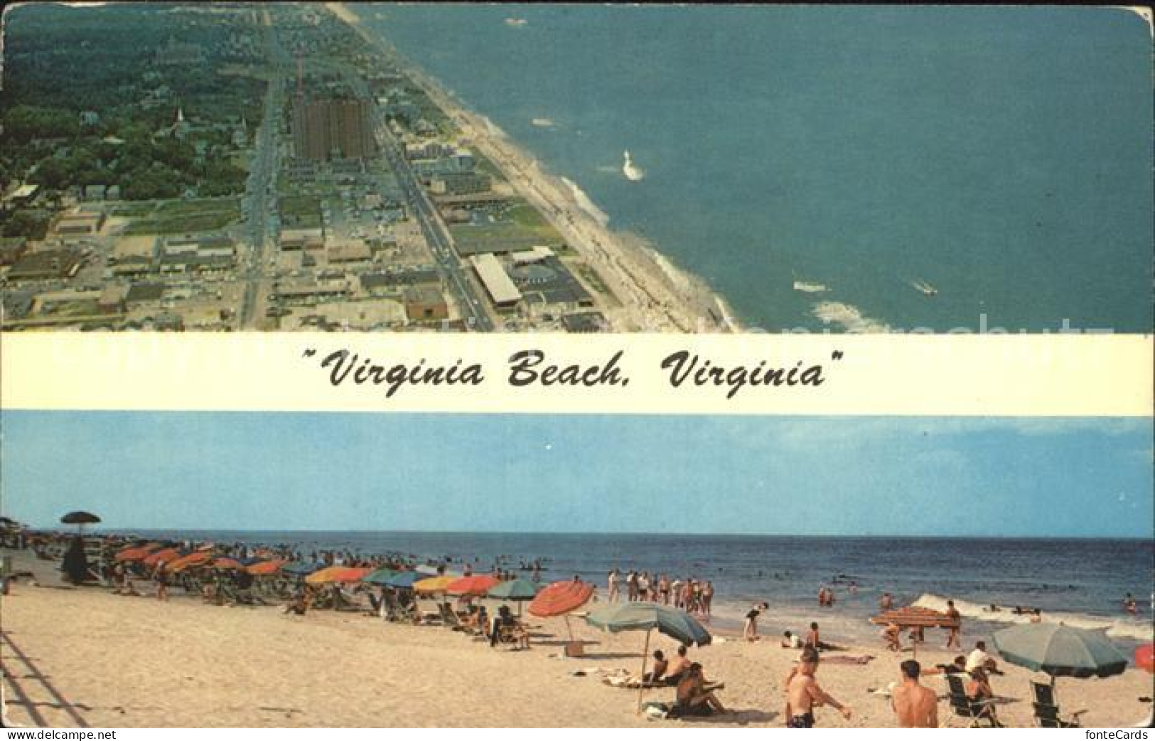 72285197 Virginia_Beach Fliegeraufnahme Strand - Andere & Zonder Classificatie