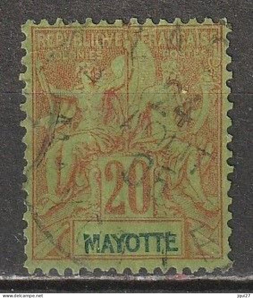 Mayotte N° 7 - Oblitérés