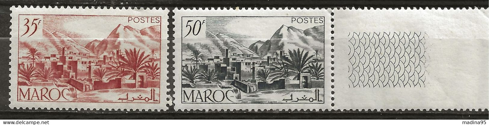 MAROC Colo:, **, N° YT 292 Et 293, TB - Unused Stamps