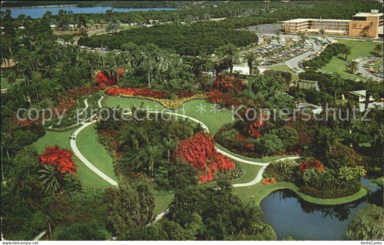 72285091 Cypress_Florida Fliegeraufnahme Gardens Sheraton Motor Inn Hotel - Andere & Zonder Classificatie