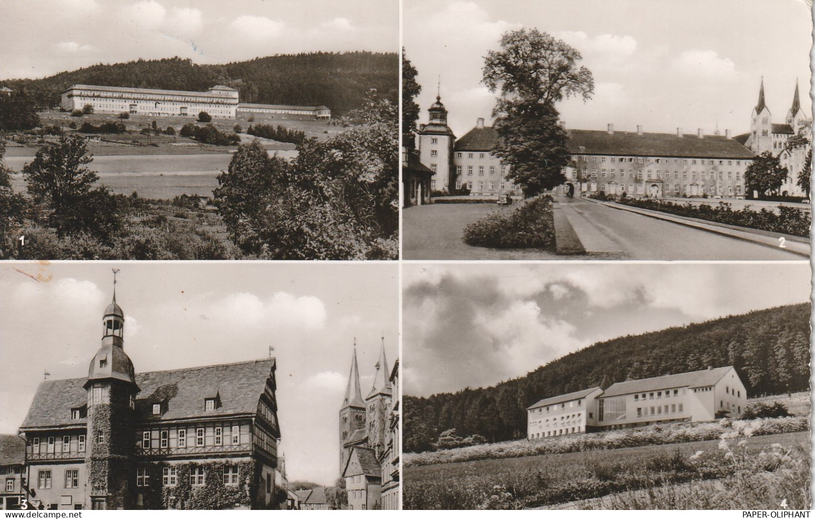 3470 HÖXTER, Corvey, Klinik, Rathaus, Jugendherberge, 1962, Aptierter Stempel - Höxter