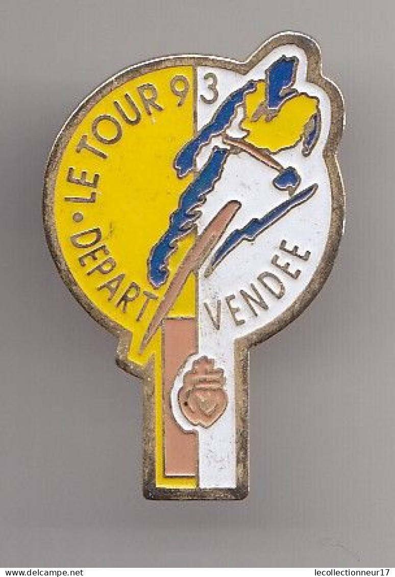 Pin's Le Tour 93 Départ Vendée Cyclisme Vélo Réf 8359 - Cyclisme