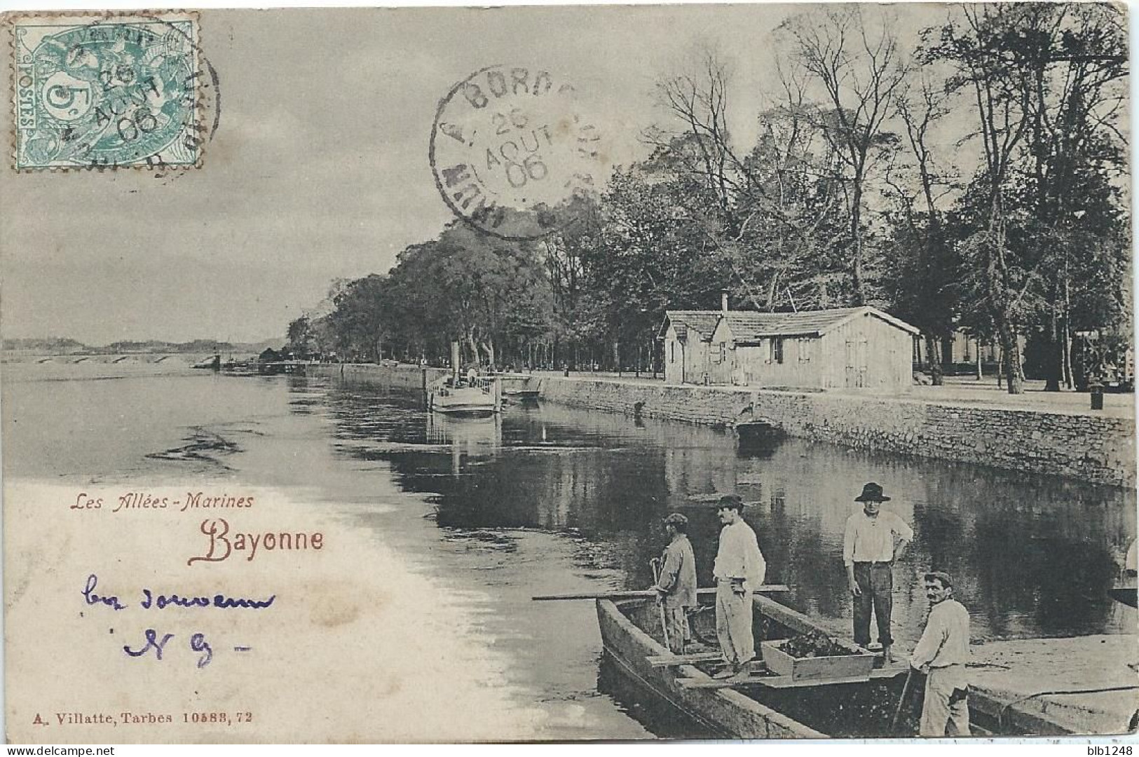 [64] Pyrénées-Atlantiques > Bayonne Les Allees Marines Rare Cliché - Bayonne