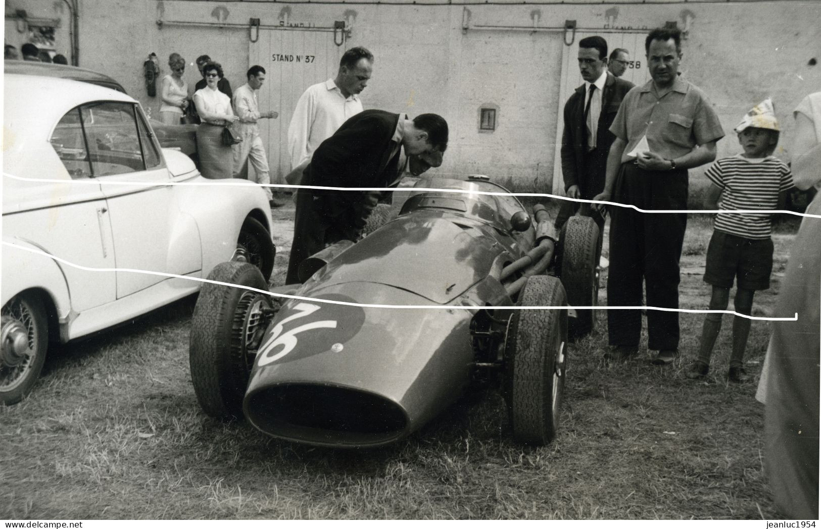 REIMS CIRCUIT DE GUEUX TIRAGE D APRES PLAQUE PHOTO ANCIENNES 1958 EN 21X 29 - Non Classificati