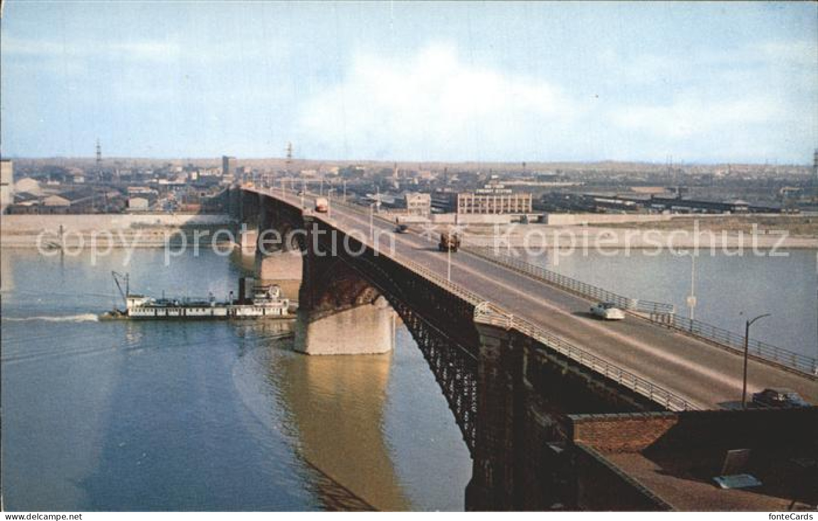 72283199 Saint Louis Missouri Eads Bridge Across Mississippi Saint Louis Missour - Other & Unclassified