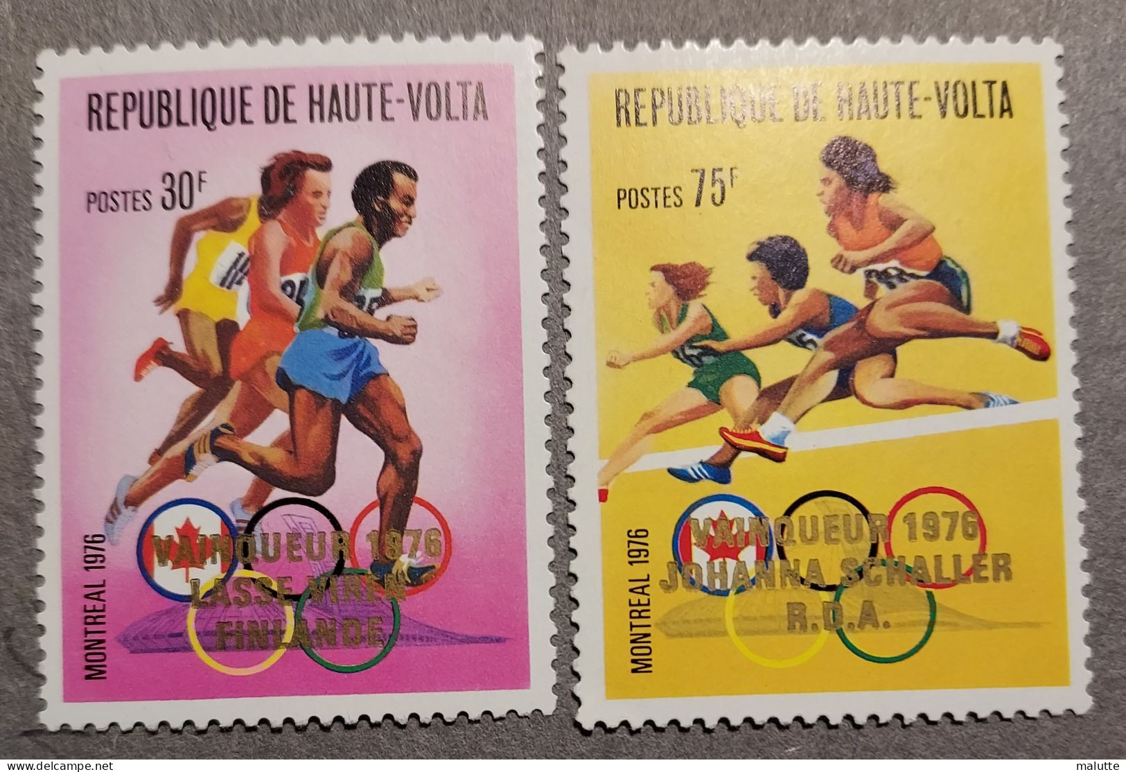 Haute Volta YT 408 + 410 ** JO Montréal 76 - Opper-Volta (1958-1984)